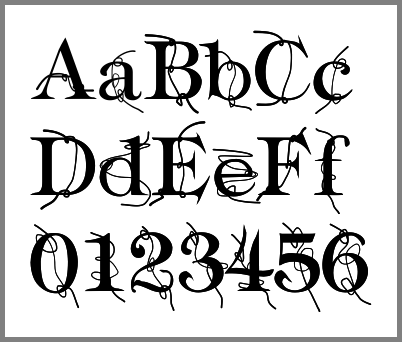 Echantillon de Typography Ties